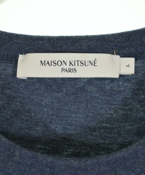 MAISON KITSUNE（メゾンキツネ）Tシャツ・カットソー 紺 サイズ:L メンズ/2200718476137
