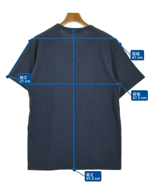 MAISON KITSUNE（メゾンキツネ）Tシャツ・カットソー 紺 サイズ:L メンズ/2200718476137