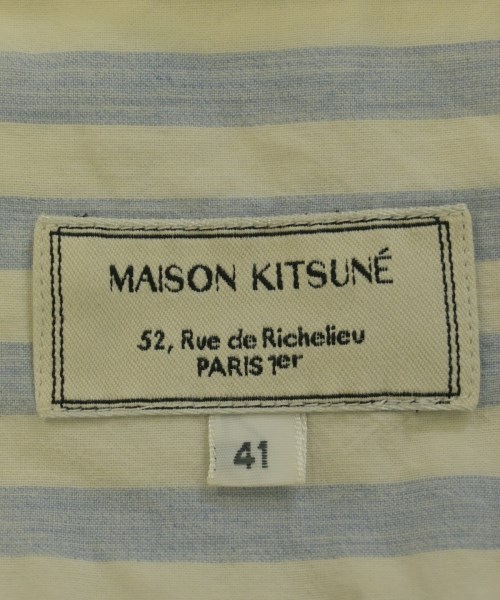 MAISON KITSUNE（メゾンキツネ）カジュアルシャツ 青 サイズ:41(XL位) メンズ/2200723057086