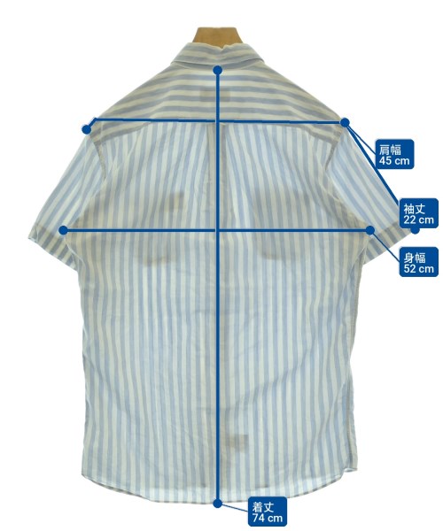 MAISON KITSUNE（メゾンキツネ）カジュアルシャツ 青 サイズ:41(XL位) メンズ/2200723057086