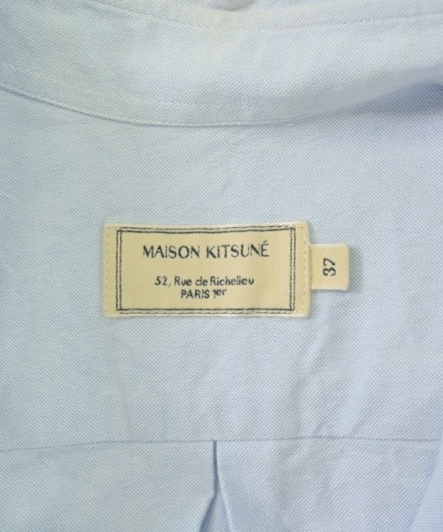 MAISON KITSUNE（メゾンキツネ）カジュアルシャツ 青 サイズ:37(XS位) メンズ/2200718918293