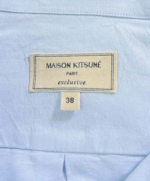 MAISON KITSUNE（メゾンキツネ）カジュアルシャツ 青 サイズ:38(S位) メンズ/2200718918330