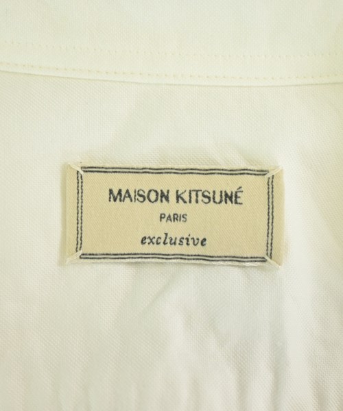 MAISON KITSUNE（メゾンキツネ）カジュアルシャツ 白 サイズ:S メンズ/2200718918453
