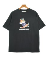 MAISON KITSUNE（メゾンキツネ）Tシャツ・カットソー 黒 サイズ:S メンズ/2200721974040