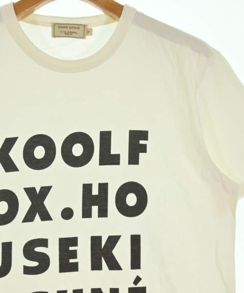 MAISON KITSUNE（メゾンキツネ）Tシャツ・カットソー 白 サイズ:S メンズ/2200721974057