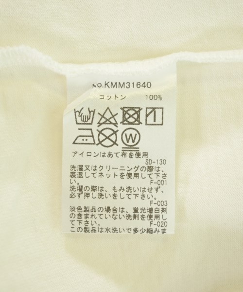 MAISON KITSUNE（メゾンキツネ）Tシャツ・カットソー 白 サイズ:S メンズ/2200721974064