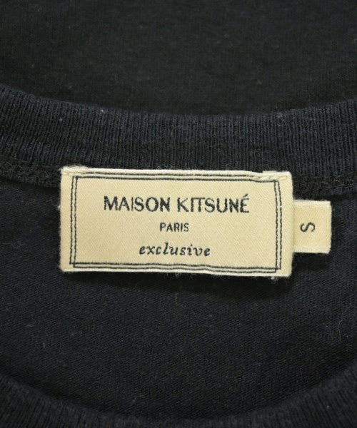 MAISON KITSUNE（メゾンキツネ）Tシャツ・カットソー 黒 サイズ:S メンズ/2200721974071