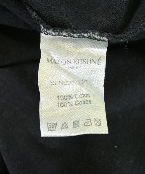 MAISON KITSUNE（メゾンキツネ）Tシャツ・カットソー 黒 サイズ:S メンズ/2200721974071