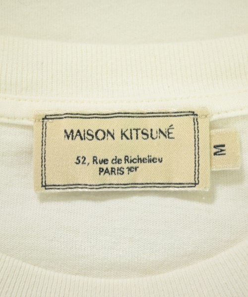 MAISON KITSUNE（メゾンキツネ）Tシャツ・カットソー 白 サイズ:M メンズ/2200721974217