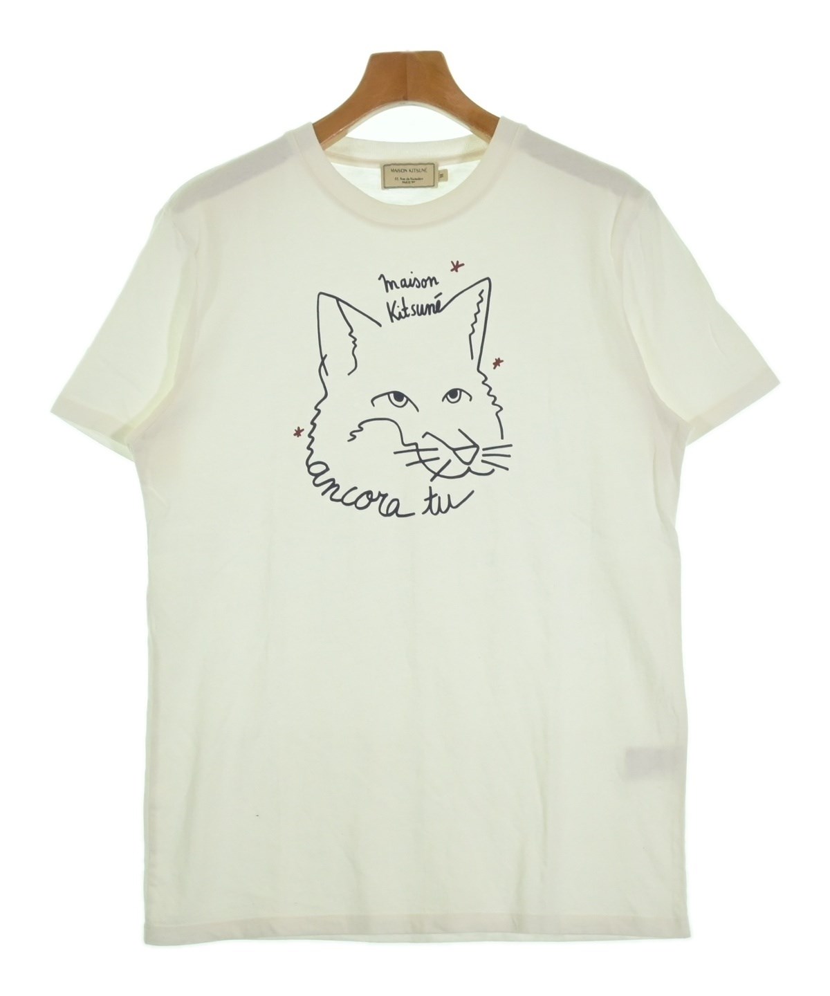 MAISON KITSUNE（メゾンキツネ）Tシャツ・カットソー 白 サイズ:M