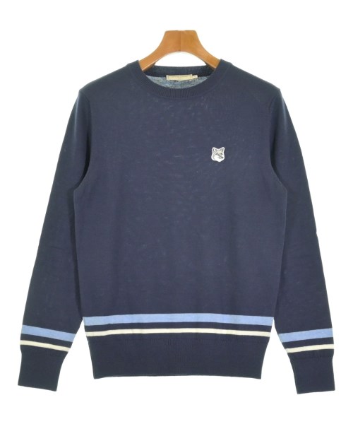 MAISON KITSUNE（メゾンキツネ）ニット・セーター 紺 サイズ:XS メンズ/2200721974422