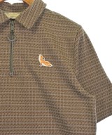 MAISON KITSUNE（メゾンキツネ）ポロシャツ 茶 サイズ:S メンズ/2200720372090
