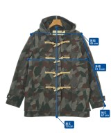 MAISON KITSUNE（メゾンキツネ）ダッフルコート グレー サイズ:M メンズ/2200725525019