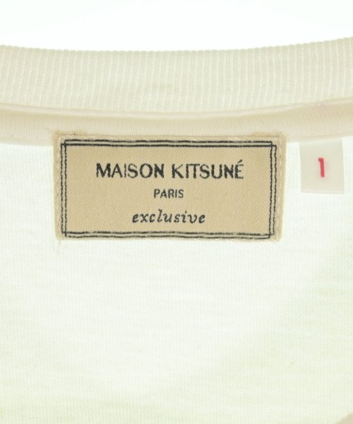 MAISON KITSUNE（メゾンキツネ）Tシャツ・カットソー 白 サイズ:1(S位) メンズ/2200725866037