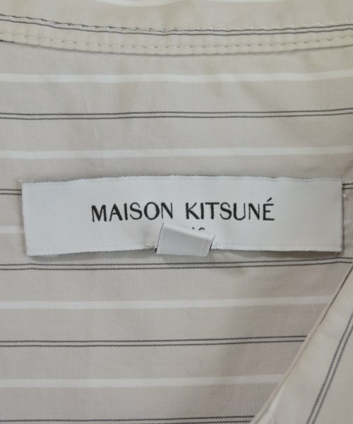 MAISON KITSUNE（メゾンキツネ）カジュアルシャツ グレー サイズ:L メンズ/2200728079038