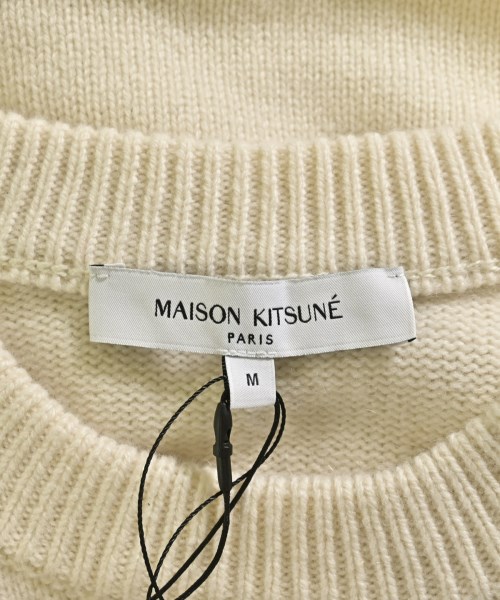 MAISON KITSUNE（メゾンキツネ）ニット・セーター 白 サイズ:M メンズ/2200728231030