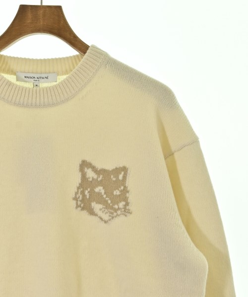 MAISON KITSUNE（メゾンキツネ）ニット・セーター 白 サイズ:M メンズ/2200728231030