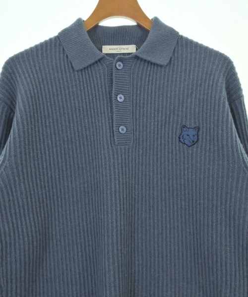 MAISON KITSUNE（メゾンキツネ）ニット・セーター 青 サイズ:M メンズ/2200728997059