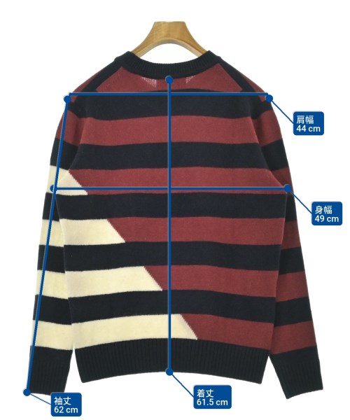 MAISON KITSUNE（メゾンキツネ）ニット・セーター 紺 サイズ:XS メンズ/2200672827068