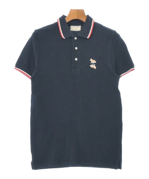 MAISON KITSUNE(メゾンキツネ)ポロシャツ 紺 サイズ:M/2200678634066