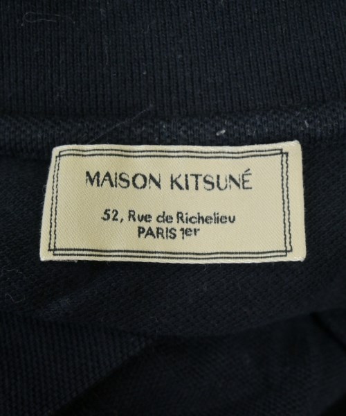 MAISON KITSUNE（メゾンキツネ）ポロシャツ 紺 サイズ:M メンズ/2200678634066