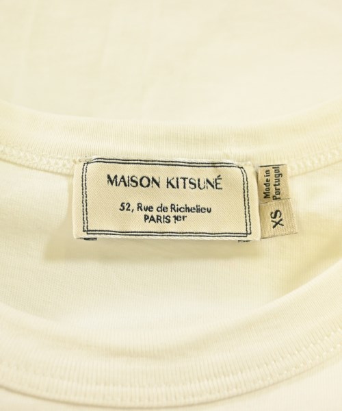 MAISON KITSUNE（メゾンキツネ）Tシャツ・カットソー 白 サイズ:XS メンズ/2200683147025