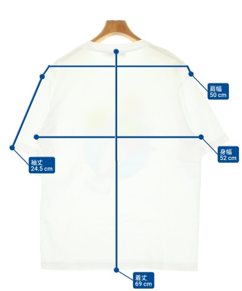 MAISON KITSUNE（メゾンキツネ）Tシャツ・カットソー 白 サイズ:M メンズ/2200683147032
