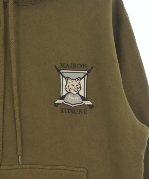 MAISON KITSUNE（メゾンキツネ）パーカー カーキ サイズ:L メンズ/2200683365030