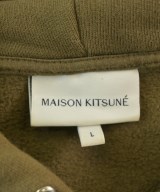 MAISON KITSUNE（メゾンキツネ）パーカー カーキ サイズ:L メンズ/2200683365030