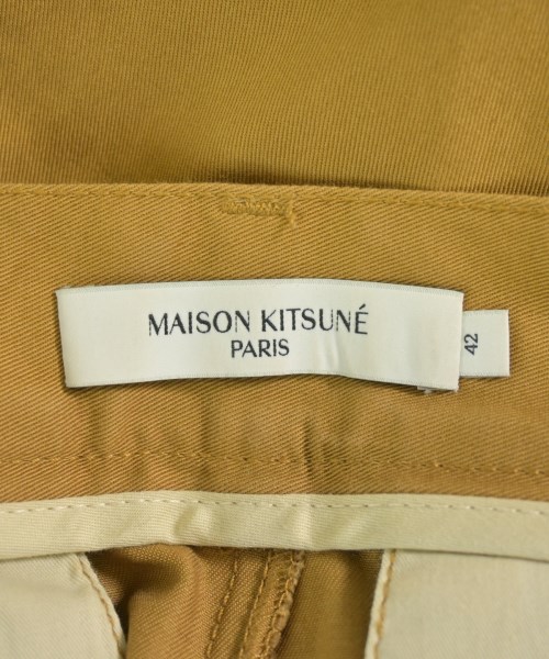 MAISON KITSUNE（メゾンキツネ）チノパン ベージュ サイズ:42(XS位) メンズ/2200683444018