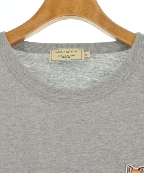 MAISON KITSUNE（メゾンキツネ）Tシャツ・カットソー グレー サイズ:M メンズ/2200683444056