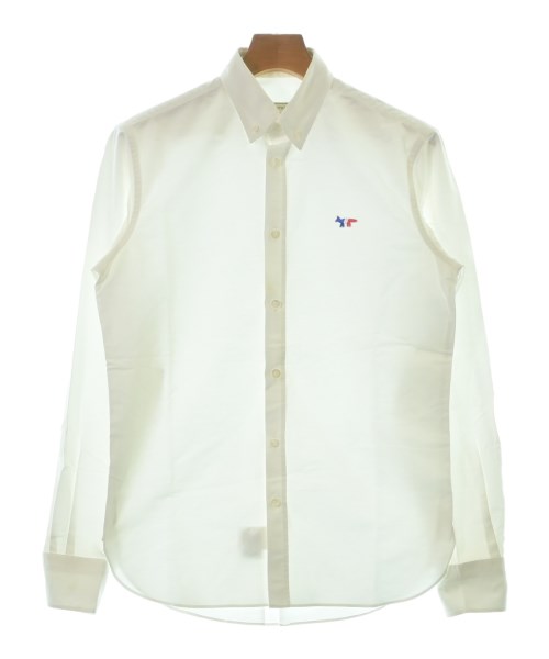 MAISON KITSUNE(メゾンキツネ)カジュアルシャツ 白 サイズ:39(M位)/2200683285215