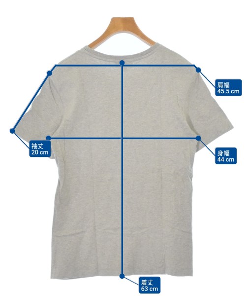 MAISON KITSUNE（メゾンキツネ）Tシャツ・カットソー グレー サイズ:M メンズ/2200679212232