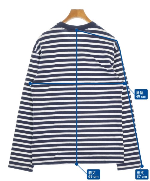 MAISON KITSUNE（メゾンキツネ）Tシャツ・カットソー 紺 サイズ:L メンズ/2200683384055