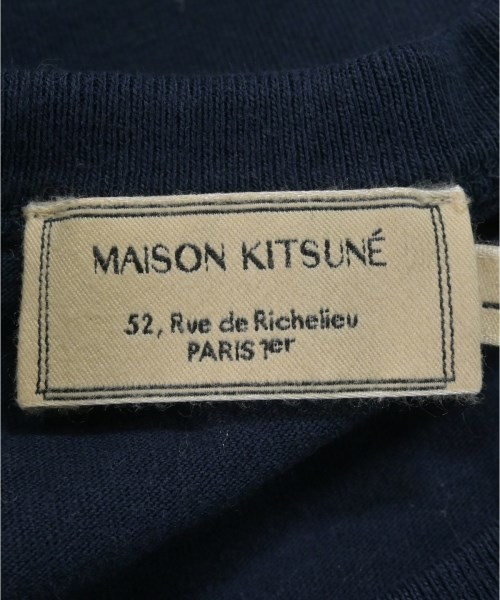 MAISON KITSUNE（メゾンキツネ）Tシャツ・カットソー 紺 サイズ:L メンズ/2200686508021
