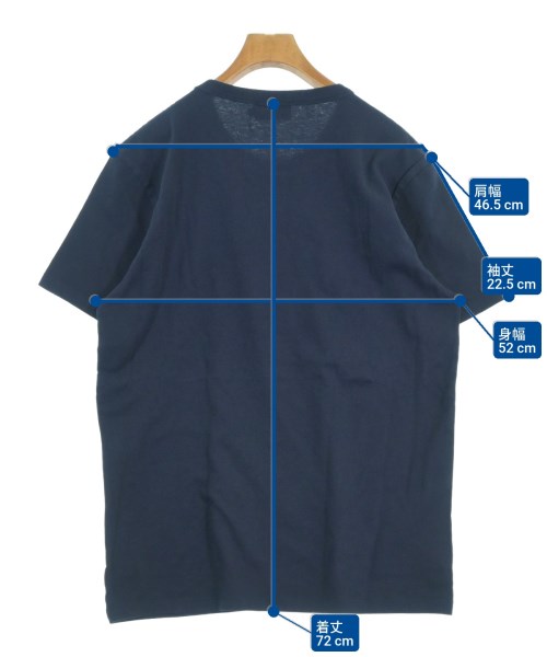 MAISON KITSUNE（メゾンキツネ）Tシャツ・カットソー 紺 サイズ:L メンズ/2200686508021