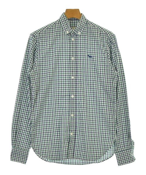 MAISON KITSUNE(メゾンキツネ)カジュアルシャツ 緑 サイズ:37(XS位)/2200687309030