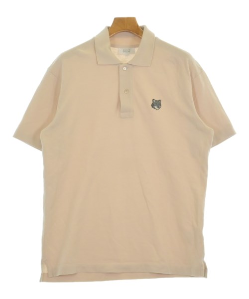 MAISON KITSUNE(メゾンキツネ)ポロシャツ ベージュ サイズ:S/2200688300012