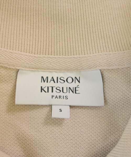 MAISON KITSUNE（メゾンキツネ）ポロシャツ ベージュ サイズ:S メンズ/2200688300012