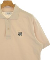 MAISON KITSUNE（メゾンキツネ）ポロシャツ ベージュ サイズ:S メンズ/2200688300012