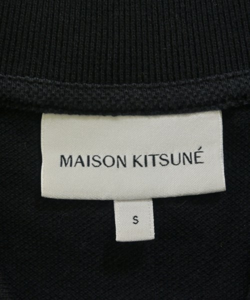 MAISON KITSUNE（メゾンキツネ）ポロシャツ 黒 サイズ:S メンズ/2200689004056