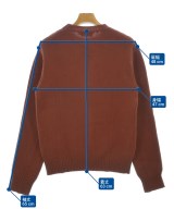 MAISON KITSUNE（メゾンキツネ）ニット・セーター 茶 サイズ:XS メンズ/2200689407048