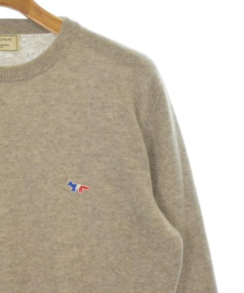 MAISON KITSUNE（メゾンキツネ）ニット・セーター ベージュ サイズ:S メンズ/2200689407055