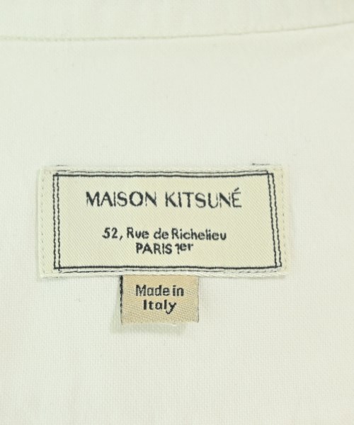 MAISON KITSUNE（メゾンキツネ）カジュアルシャツ 白 サイズ:42(XXL位) メンズ/2200680054302
