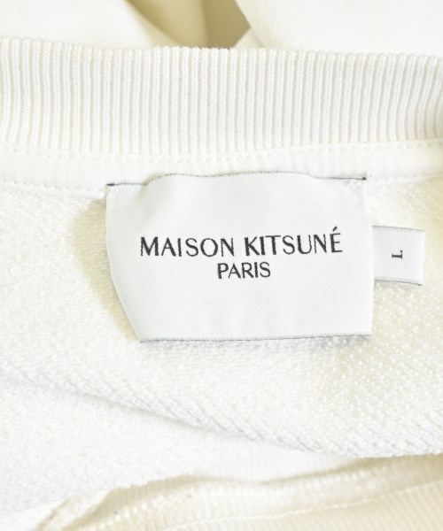 MAISON KITSUNE（メゾンキツネ）スウェット 白 サイズ:L メンズ/2200690166057