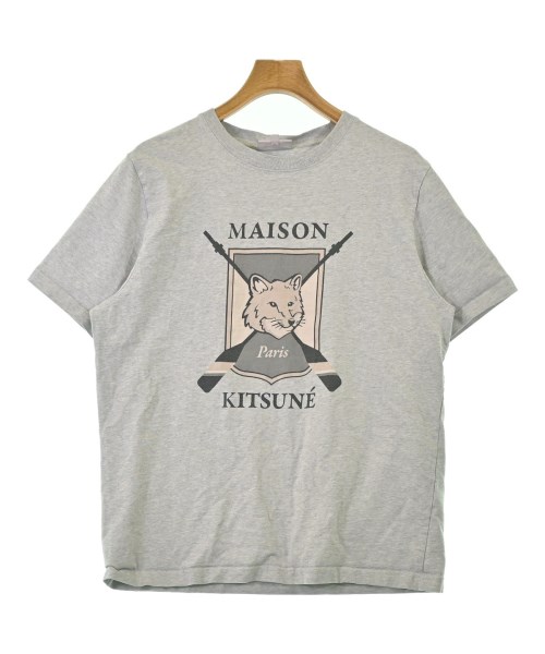 MAISON KITSUNE(メゾンキツネ)Tシャツ・カットソー グレー サイズ:M/2200690534016
