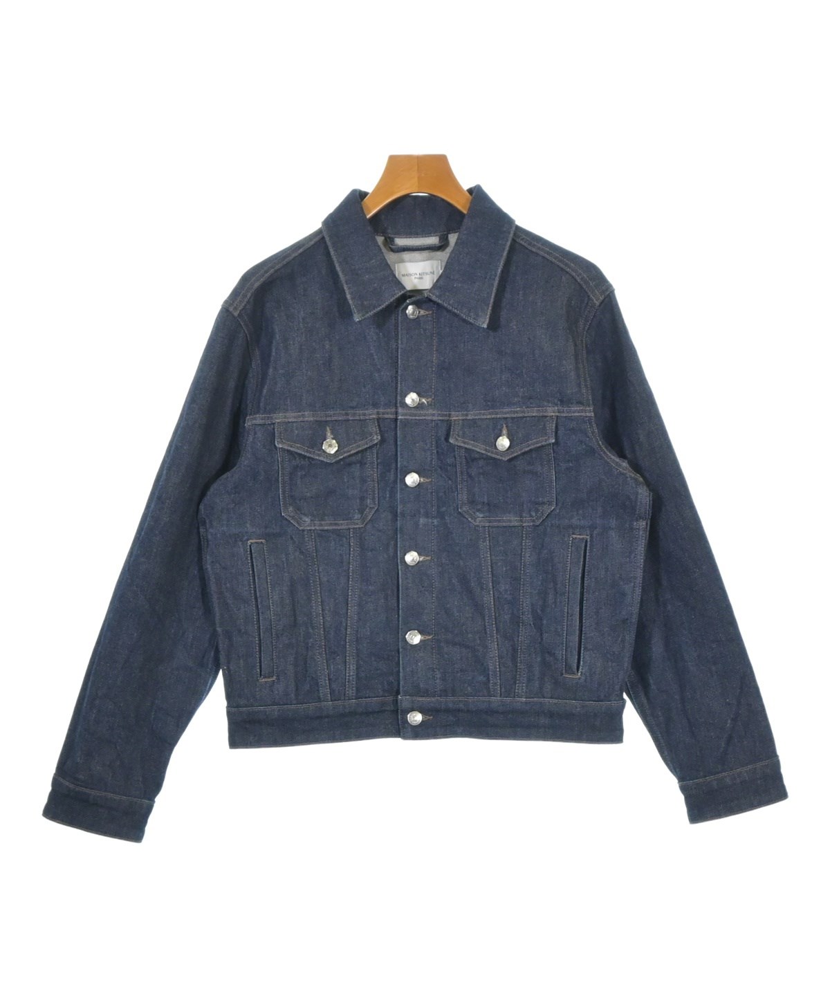 MAISON KITSUNE（メゾンキツネ）デニムジャケット 紺 サイズ:M メンズ 