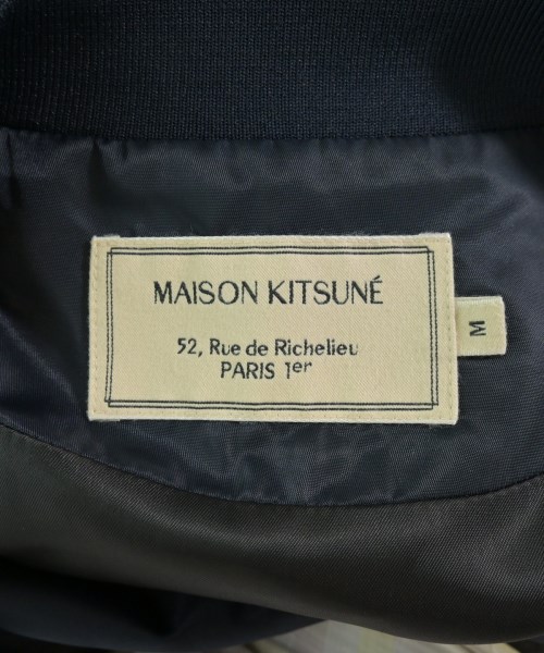 MAISON KITSUNE（メゾンキツネ）スタジャン 紺 サイズ:M レディース/2200690919028