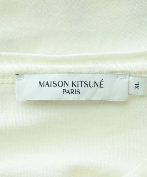 MAISON KITSUNE（メゾンキツネ）Tシャツ・カットソー 白 サイズ:XL メンズ/2200688791117