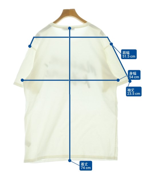 MAISON KITSUNE（メゾンキツネ）Tシャツ・カットソー 白 サイズ:XL メンズ/2200688791117
